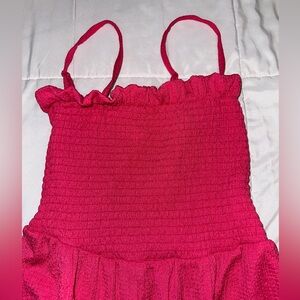 Pink maxi dress